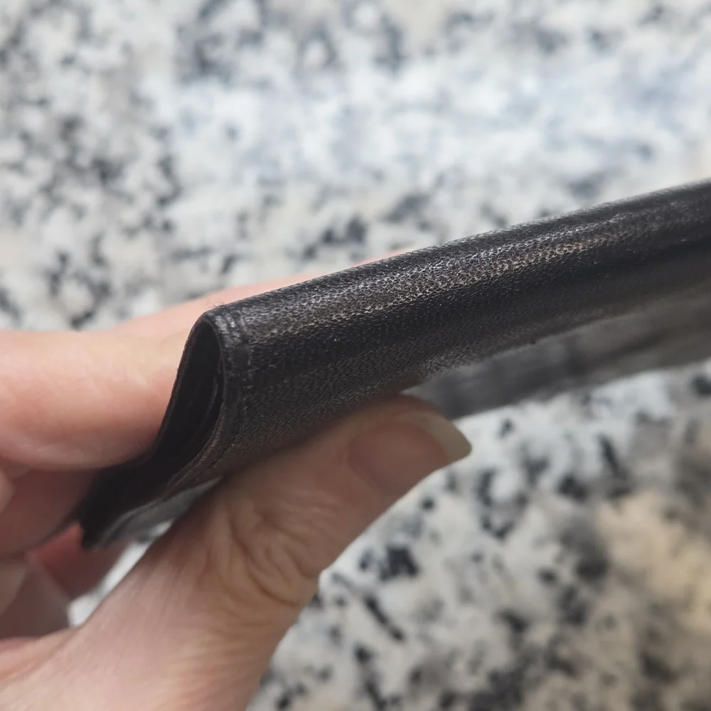 ​Budd Leather Genuine Nappa Breast Pocket Wallet - Slim Executive Long Wallet